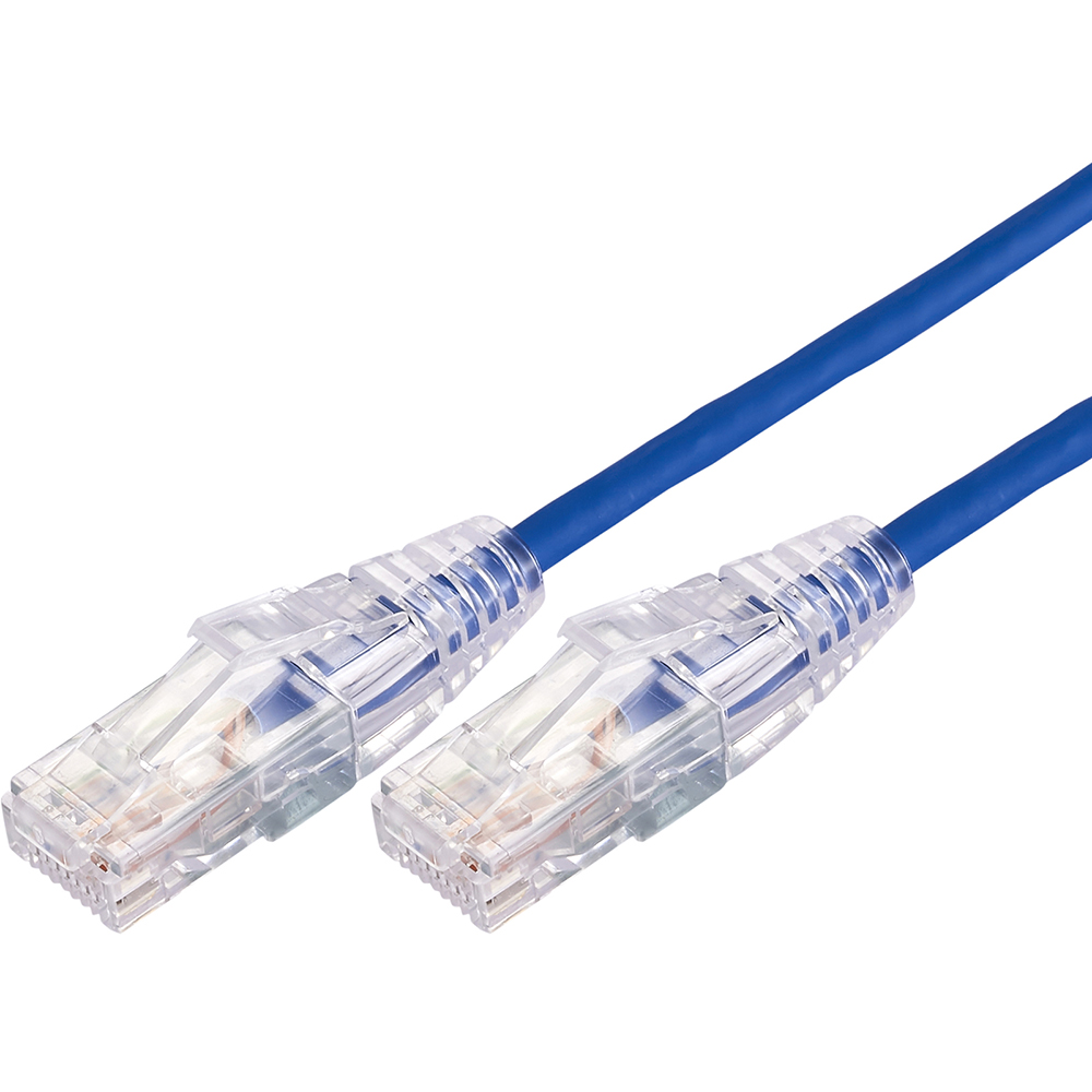 Image for COMSOL ULTRA THIN NETWORK CABLE CAT6A 500MM BLUE from PaperChase Office National