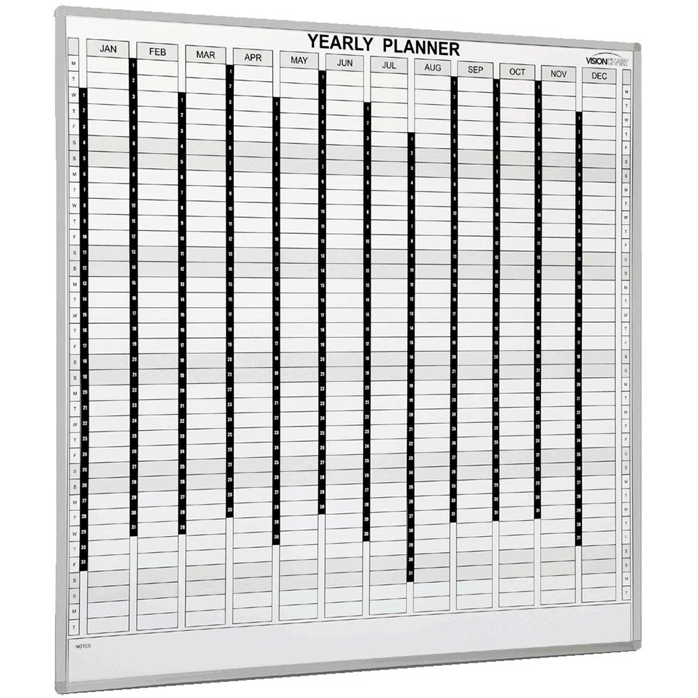 Image for VISIONCHART PERPETUAL YEAR PLANNER 1200 X 1200MM from Darwin Business Machines Office National
