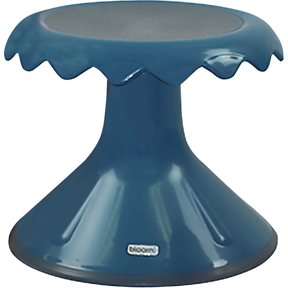 Image for VISIONCHART EDUCATION SUNFLOWER STOOL 310MM HIGH OCEAN BLUE from Office National