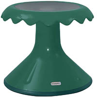 visionchart education sunflower stool 310mm high lake green