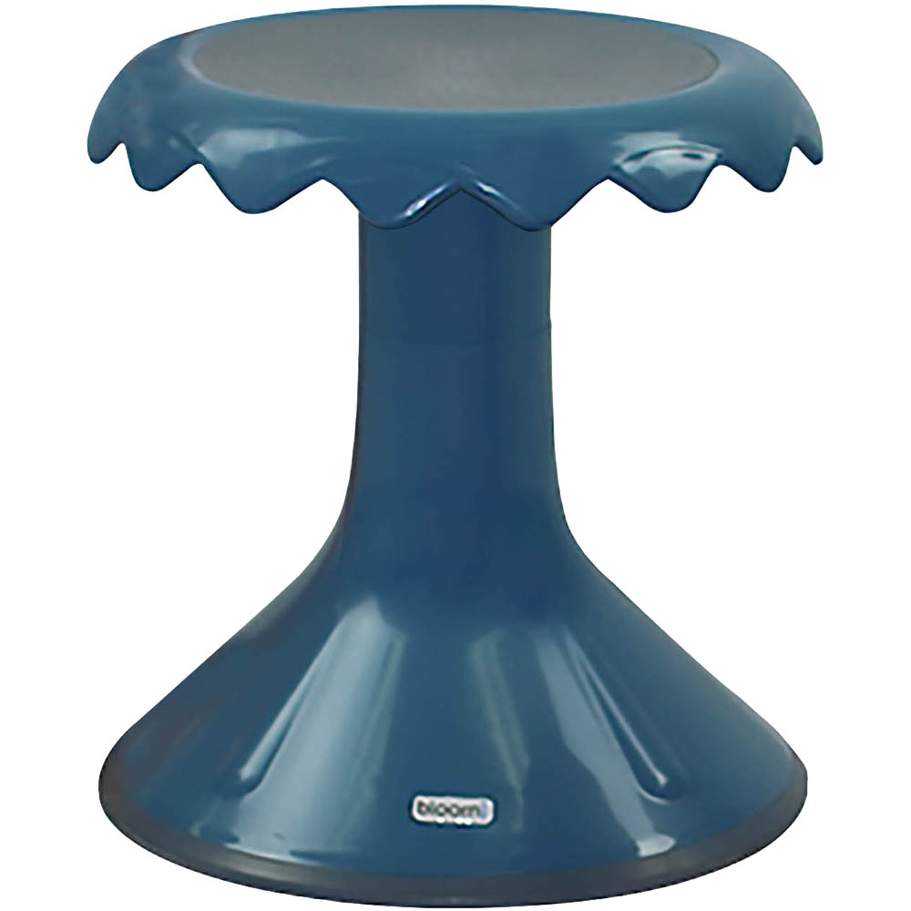 Image for VISIONCHART EDUCATION SUNFLOWER STOOL 370MM HIGH OCEAN BLUE from Pirie Office National