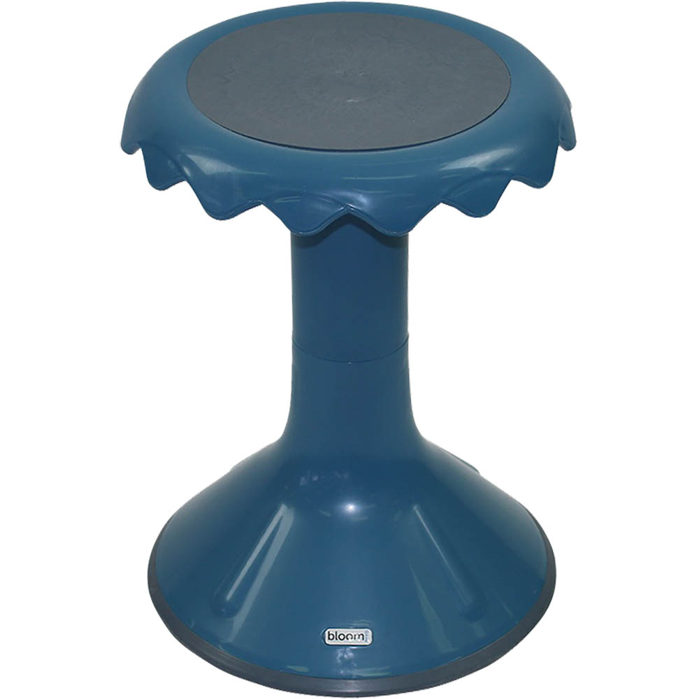 Image for VISIONCHART EDUCATION SUNFLOWER STOOL 450MM HIGH OCEAN BLUE from Express Office National