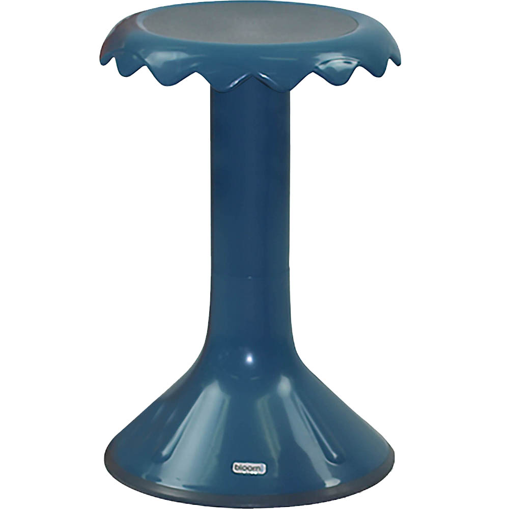 Image for VISIONCHART EDUCATION SUNFLOWER STOOL 520MM HIGH OCEAN BLUE from Office National