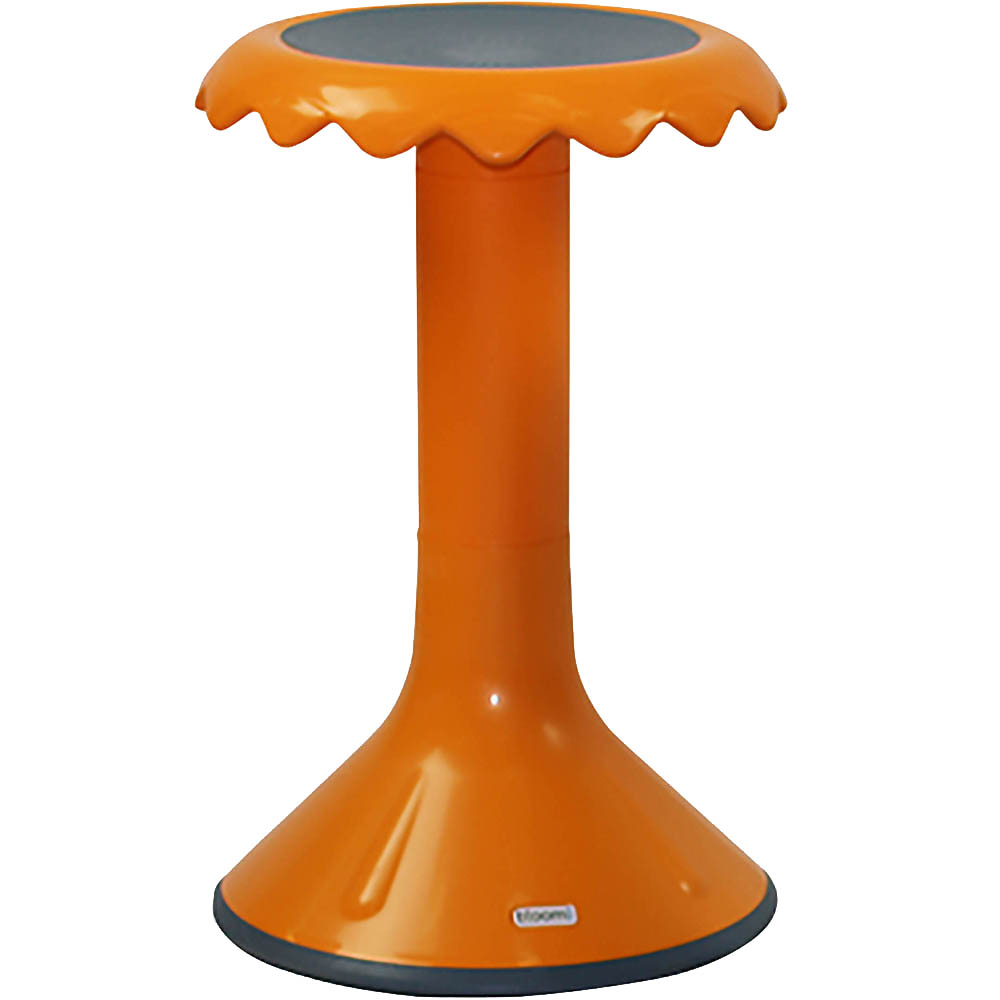 Image for VISIONCHART EDUCATION SUNFLOWER STOOL 520MM HIGH ORANGE from Office National