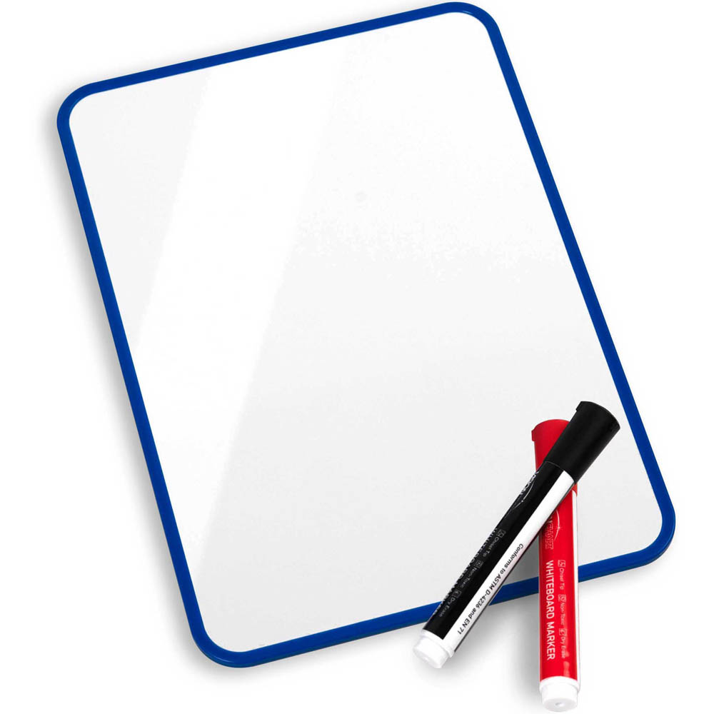 Image for VISIONCHART EDUCATION DOUBLE-SIDED MAGNETIC WHITEBOARD A4 WHITE from Office National