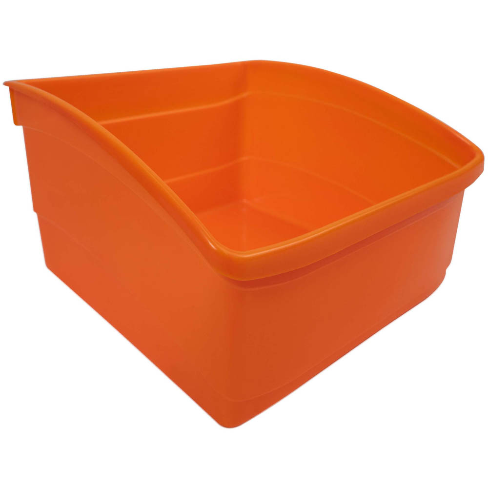 Image for VISIONCHART EDUCATION BOOK TUB PLASTIC LARGE ORANGE from Office National