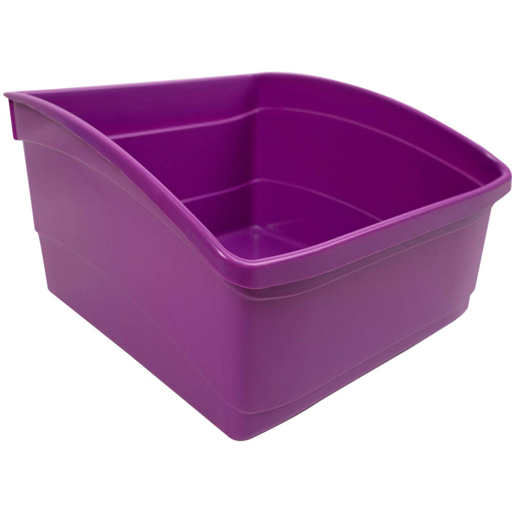 Image for VISIONCHART EDUCATION BOOK TUB PLASTIC LARGE PURPLE from Discount Office National