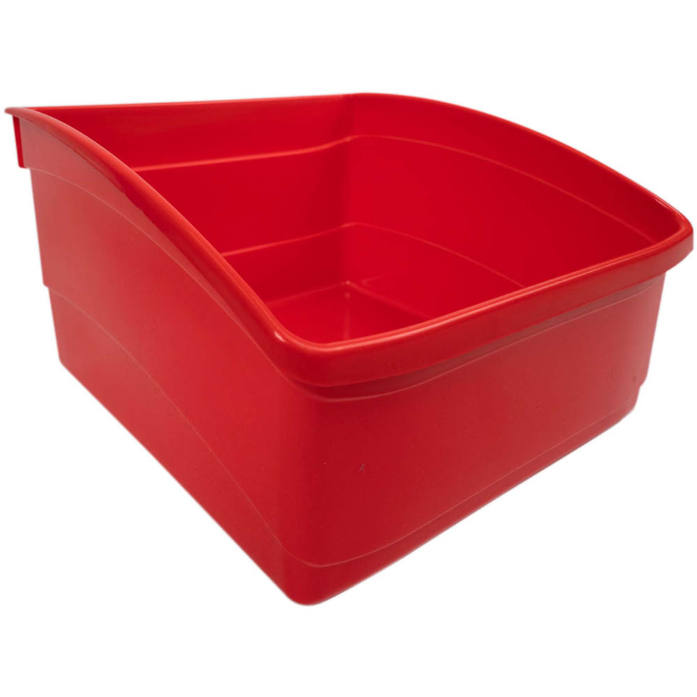 Image for VISIONCHART EDUCATION BOOK TUB PLASTIC LARGE RED from Aztec Office National