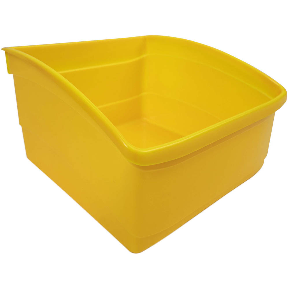 Image for VISIONCHART EDUCATION BOOK TUB PLASTIC LARGE YELLOW from Coleman's Office National