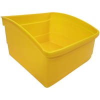 visionchart education book tub plastic large yellow