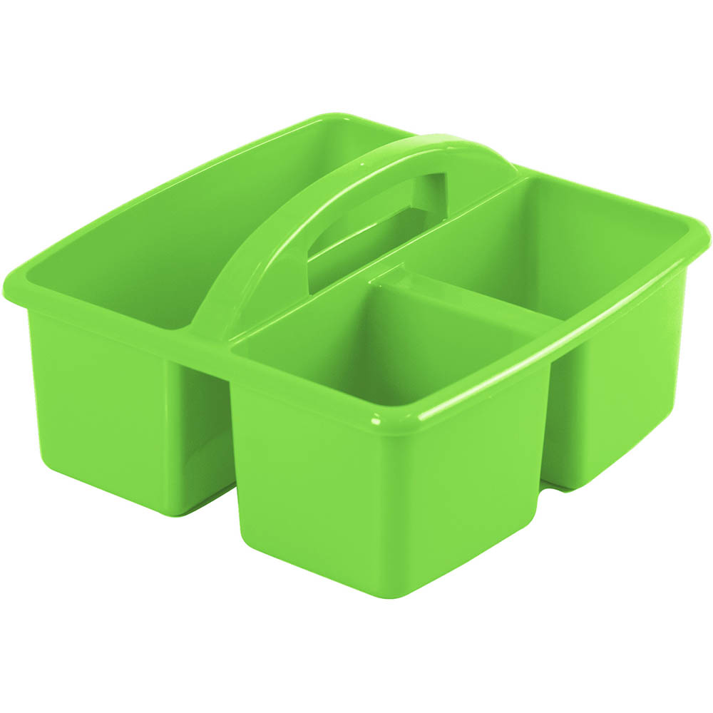 Image for VISIONCHART EDUCATION CADDY PLASTIC SMALL LIME GREEN from PaperChase Office National