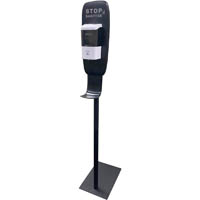 visionchart automatic hand sanitiser dispensing station 1.5m black/white