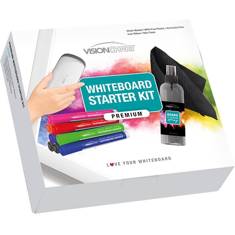 Image for VISIONCHART PREMIUM WHITEBOARD STARTER KIT from Office National Whyalla