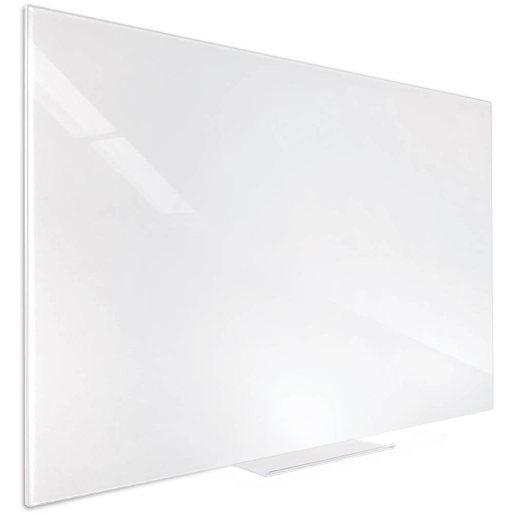 Image for VISIONCHART ACCENT MAGNETIC GLASSBOARD 1200 X 900MM WHITE from Chris Humphrey Office National