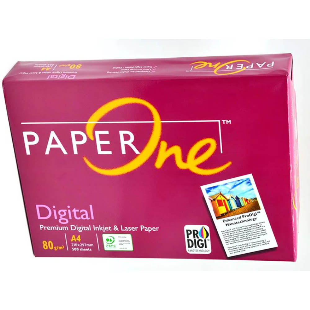 Image for PAPERONE CARBON NEUTRAL DIGITAL COPY PAPER A4 80GSM WHITE PACK 500 SHEETS from Mackay Business Machines (MBM) Office National