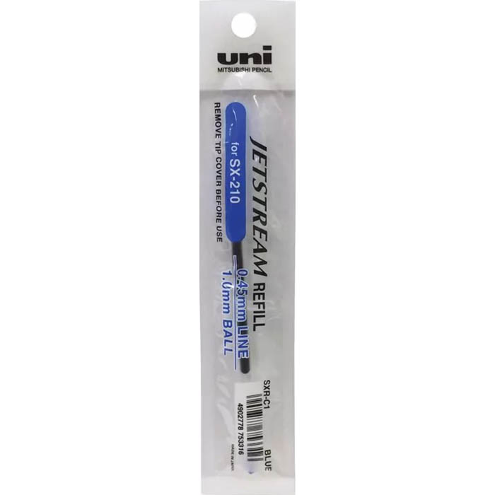 Image for UNI-BALL SX210 JETSTREAM ROLLERBALL REFILL 1.0MM BLUE BOX 12 from Office National Perth CBD
