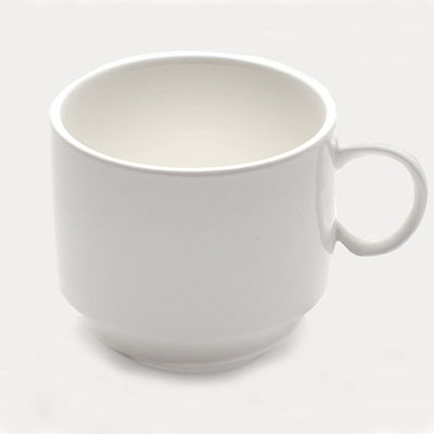 Image for CONNOISSEUR A LA CARTE STACKABLE CUP 255ML WHITE BOX 6 from Pirie Office National