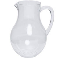 connoisseur water jug plastic 2.2 litre clear