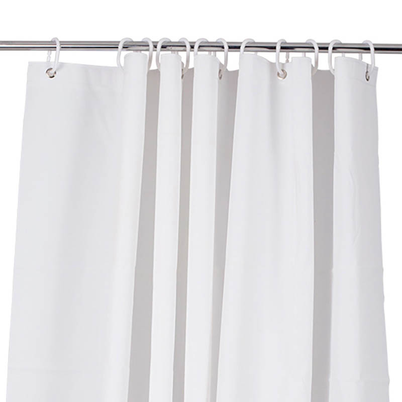 Image for COMPASS SHOWER CURTAIN PEVA WITH RINGS from Mackay Business Machines (MBM) Office National