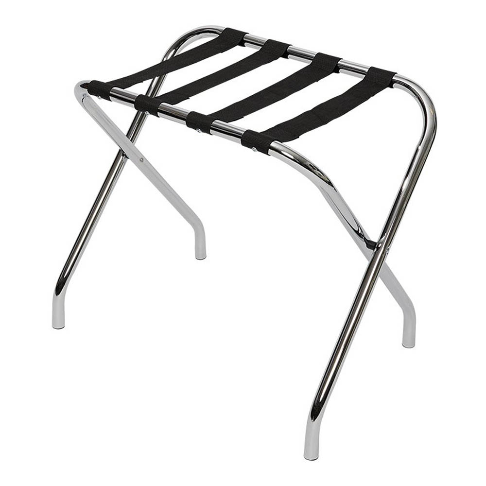Image for COMPASS COMPACT LUGGAGE RACK CHROME from Aztec Office National