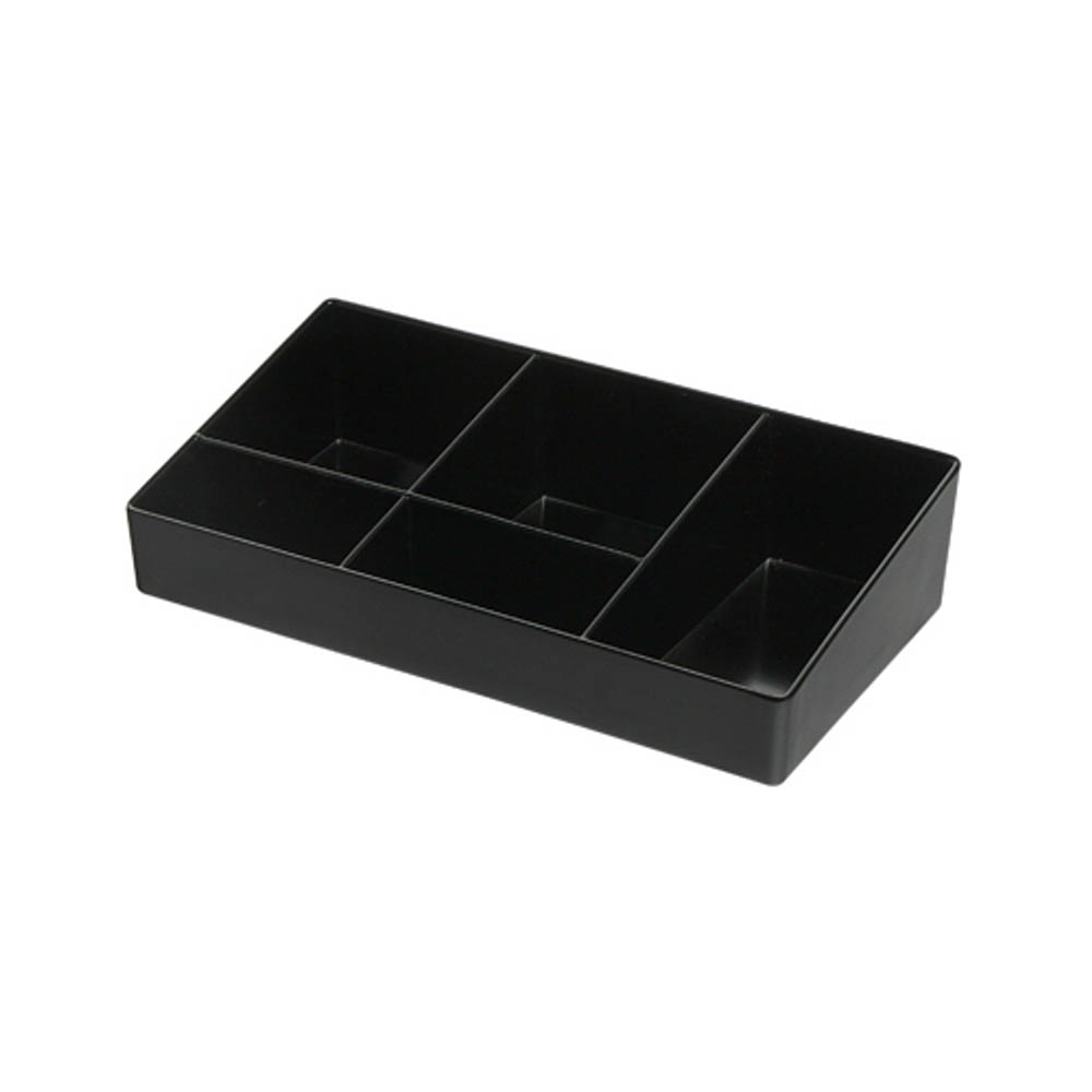 Image for CONNOISSEUR SACHET HOLDER 5 COMPARTMENT BLACK from PaperChase Office National