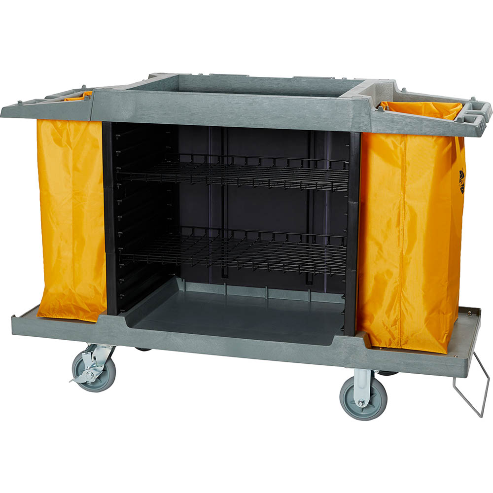 Image for COMPASS COMPACT HOUSEKEEPING TROLLEY FRONT OPEN from Pirie Office National