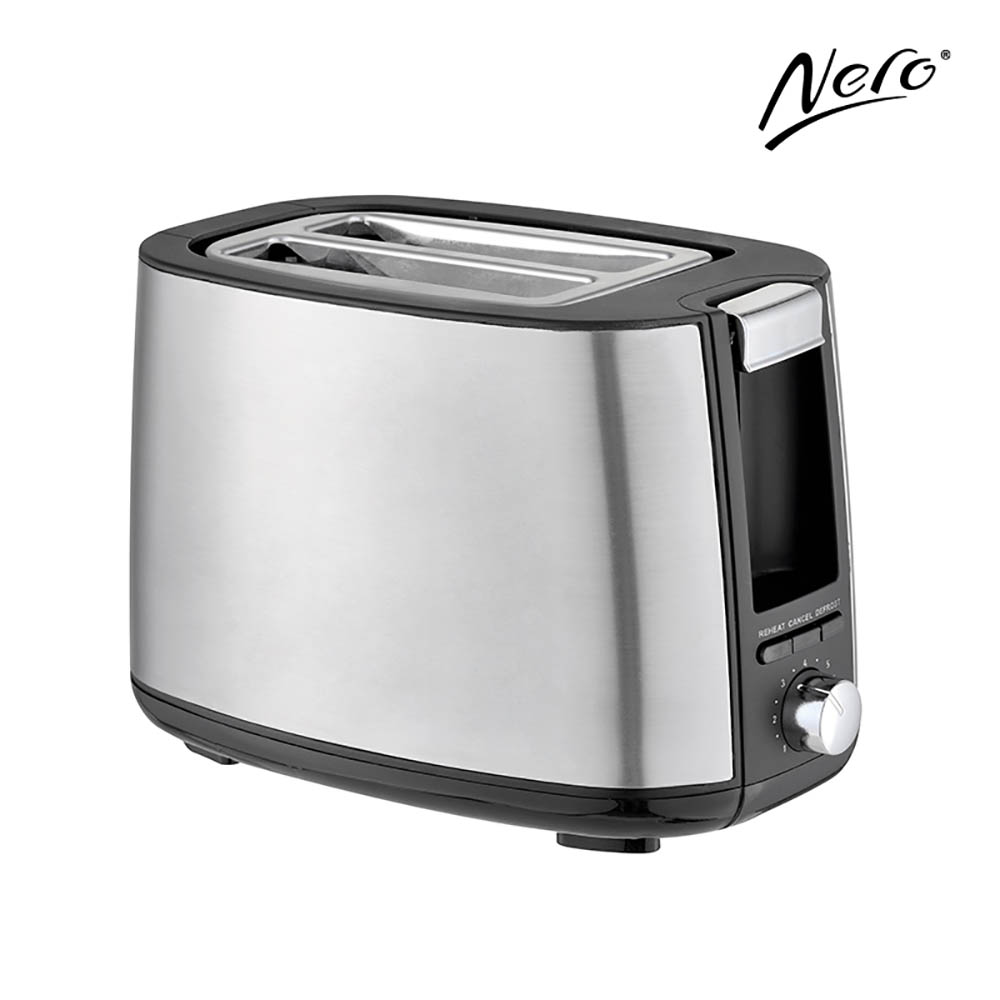 Image for NERO TOASTER 2 SLICE STAINLESS STEEL from Angletons Office National