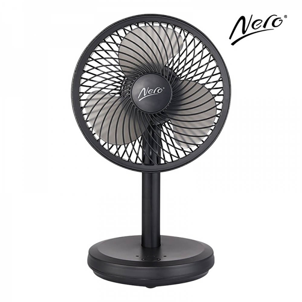 Image for NERO USB DESK FAN 130MM BLACK from OFFICE NATIONAL CANNING VALE