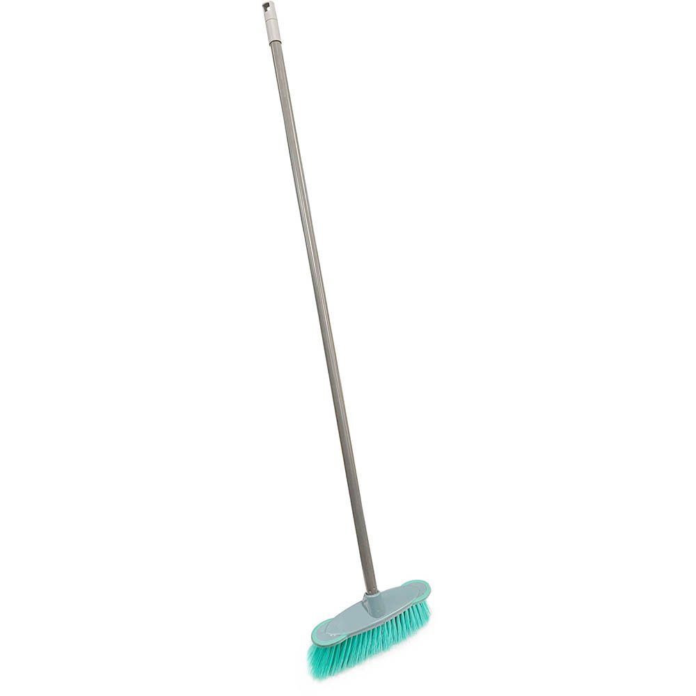 Image for COMPASS INDOOR BROOM 1.2M BLUE/GREY from Office National Limestone Coast