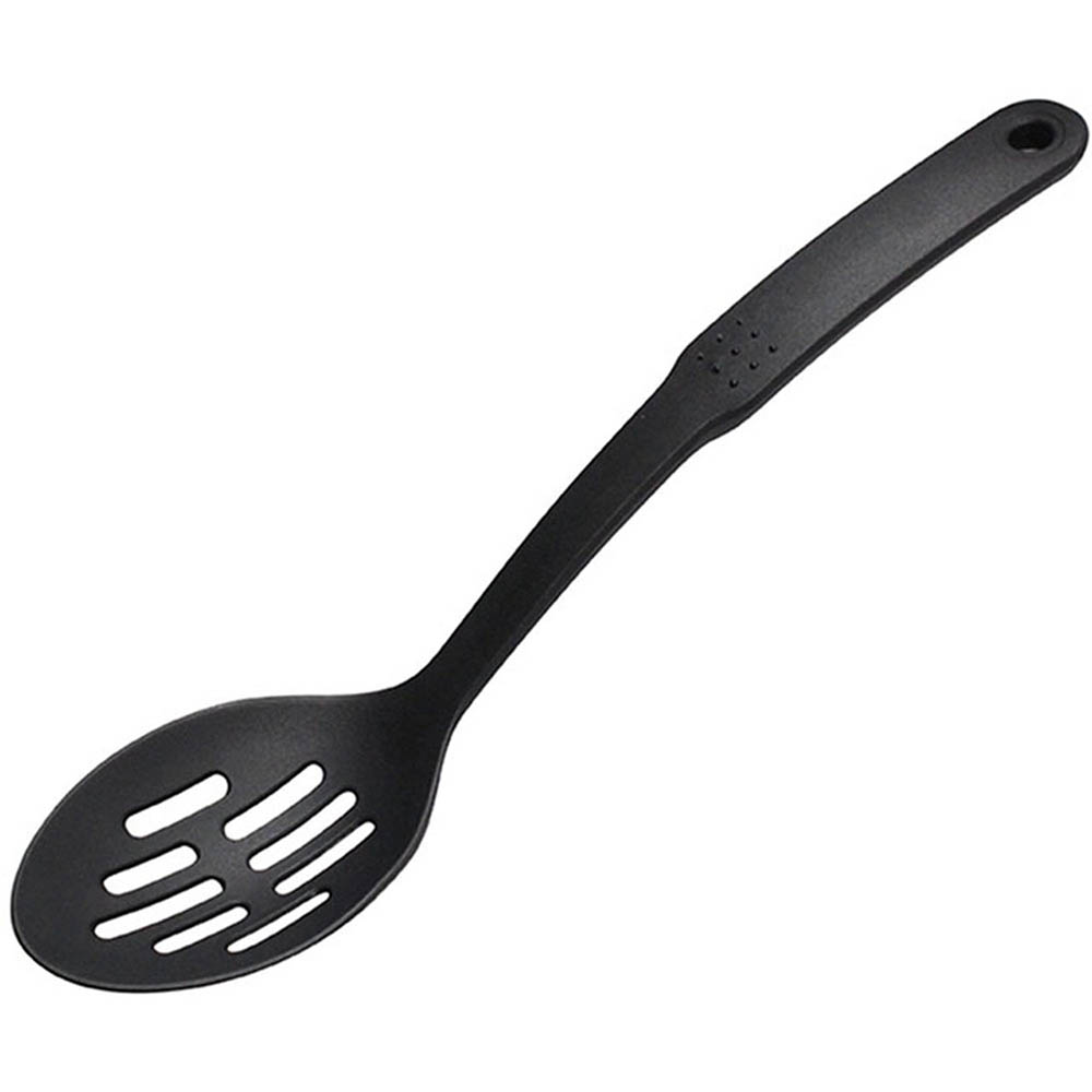 Image for CONNOISSEUR NON STICK SLOTTED SPOON BLACK from Angletons Office National