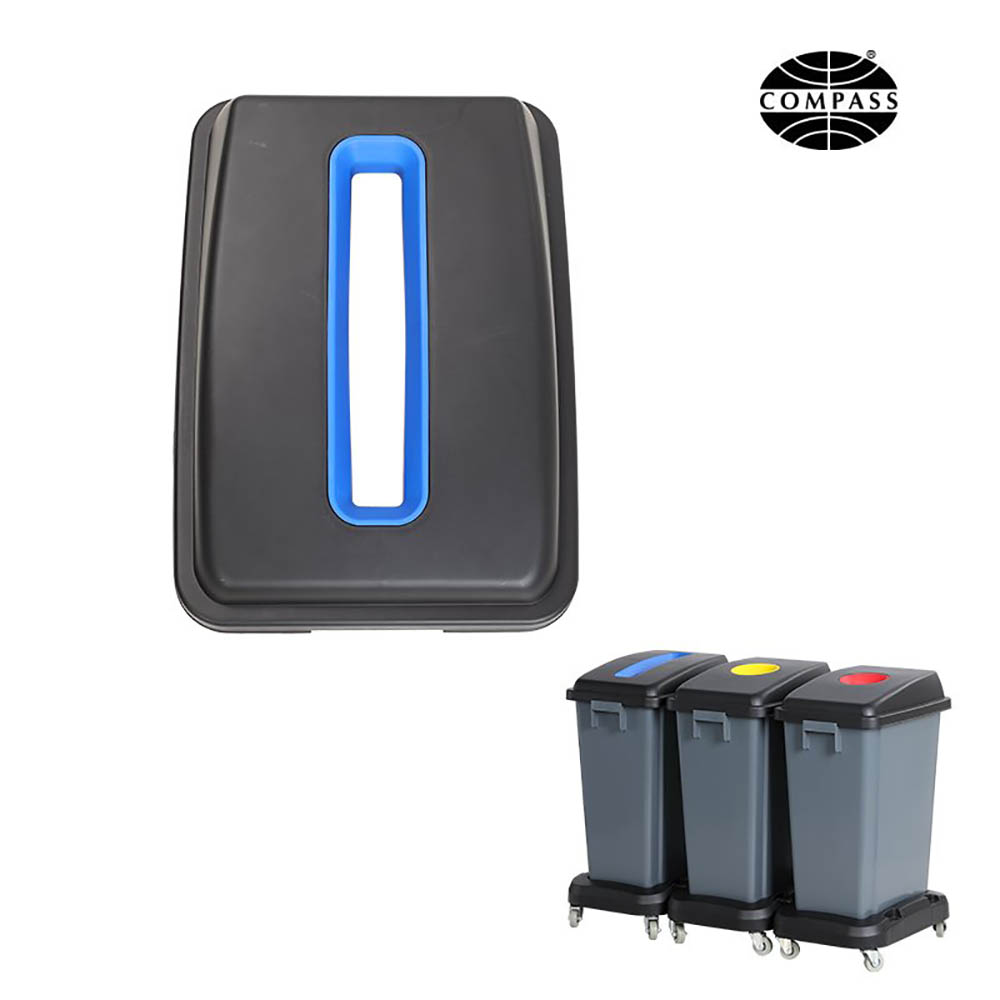 Image for COMPASS LID FOR BIN 7606010 BLUE from Express Office National