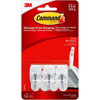 command adhesive utensil hook white pack 3 hooks and 4 strips