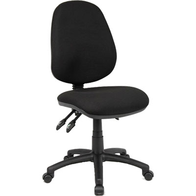 Image for YS DESIGN 08 TYPIST CHAIR HIGH BACK BLACK from Ezi Office National Tweed