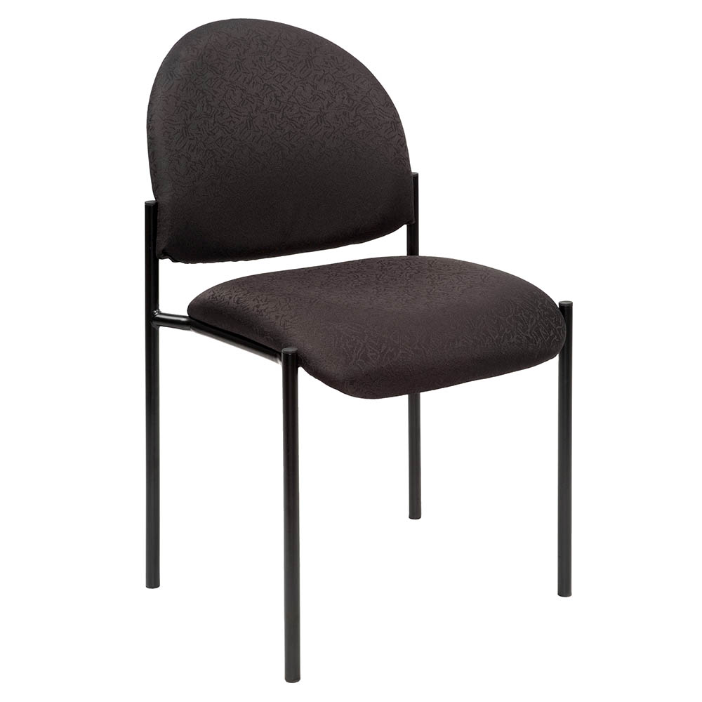 Image for YS DESIGN STACKING VISITORS CHAIR MEDIUM BACK BLACK from PaperChase Office National