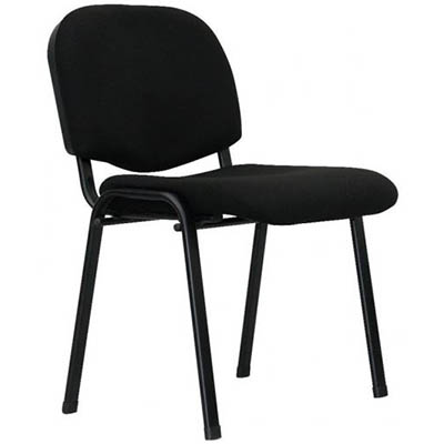 Image for APOLLO VISITOR CHAIR MEDIUM BACK BLACK from OFFICE NATIONAL CANNING VALE