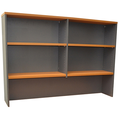 Image for OXLEY HUTCH 1800 X 315 X 1075MM BEECH/IRONSTONE from PaperChase Office National