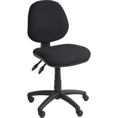 Image for YS DESIGN TASK CHAIR MEDIUM BACK BLACK from OFFICE NATIONAL CANNING VALE