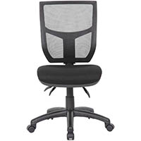 ys design halo executive chair high mesh back black
