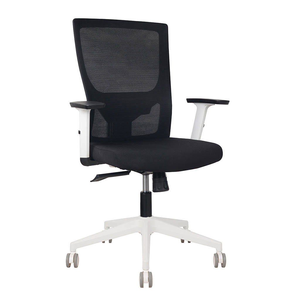 Image for YS DESIGN ASTRO EXECUTIVE OFFICE CHAIR MESH WITH 3 LOCKING POSITIONS 495 X 1020 X 455MM BLACK from Angletons Office National