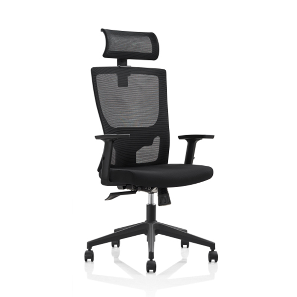 Image for INITIATIVE PLUTO TASK CHAIR HIGH MESH BACK ADJUSTABLE ARMS BLACK from Chris Humphrey Office National