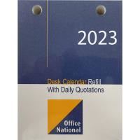 office national 2023 desk calendar refill top punch