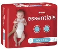 huggies essential nappy infant size 2 pack 54