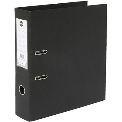 Image for MARBIG PVC LEVER ARCH FILE FOOLSCAP BLACK from Chris Humphrey Office National
