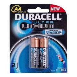 Image for DURACELL ULTRA LITHIUM AA BATTERY PACK 2 from Chris Humphrey Office National