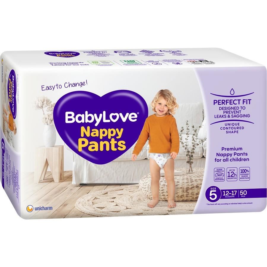Image for BABYLOVE NAPPY PANTS SIZE 5 PACK 50 from Chris Humphrey Office National