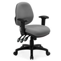 delta plus comfort duo medium back ergonomic chair with arms