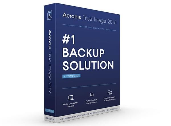 Image for Acronis True Image 2016 for 1 Computer (DVD) from Connelly's Office National