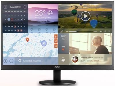 Image for AOC E2770SH 27" Full HD Monitor - 2MS, DVI, VGA, HDMI, Speakers, 3 Year Warranty, Wall Mountable from Connelly's Office National