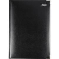 collins 2022 management diary day to page 1 hour a5 black leather