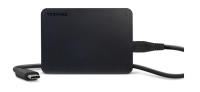 toshiba 1tb canvio basics usb-c external hard drive usb type-c cable 3-years warranty -black